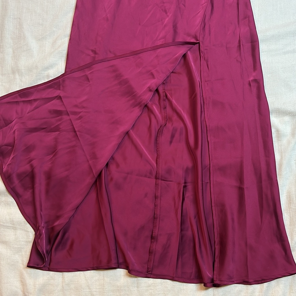 NWT Petal & Pup Vienna Strapless Midi Dress, Berry, Women’s Size Large - Picture 7 of 16
